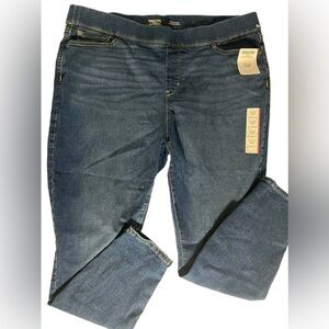 Signature Levi Strauss Gold Women’s Pull-On Skinny Jeans Size 20S W35 L28 NWT